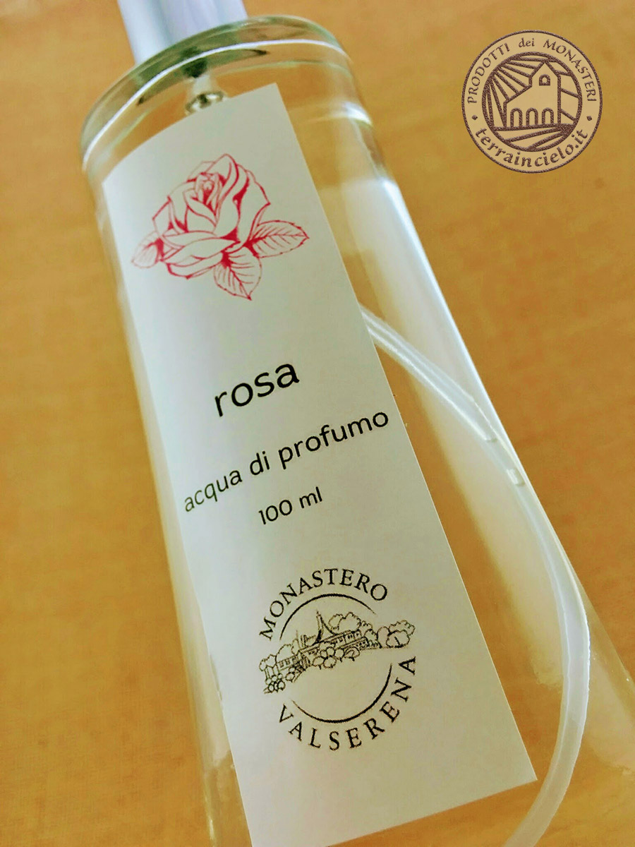 Acqua di Profumo alla Rosa Monache Trappiste di Valserena
