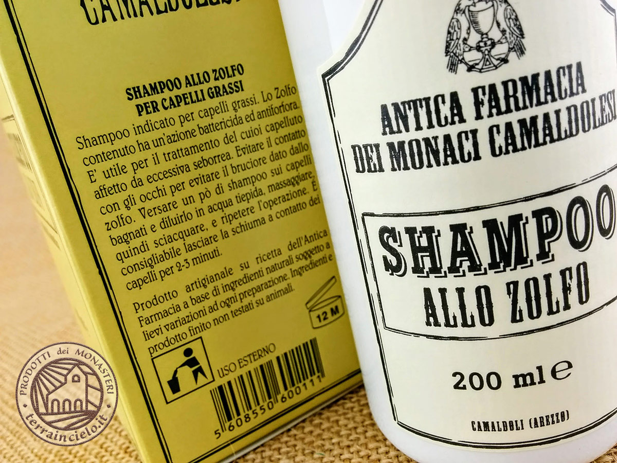 Shampoo allo Zolfo dei Monaci Camaldolesi